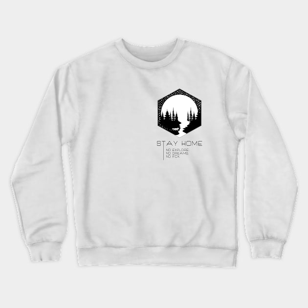 Stay Home Crewneck Sweatshirt by Bongonation